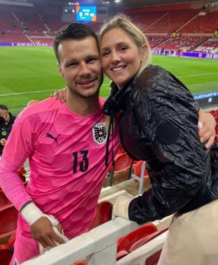 Daniel Bachmann with his wife Francesca Bachmann.